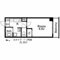 千林大宮駅 徒歩16分 3階の物件間取画像